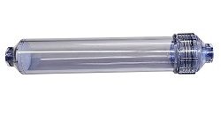 214, Clear Inline Filter Cartridge Empty Case 214, Clear Inline Filter Cartridge Empty Case