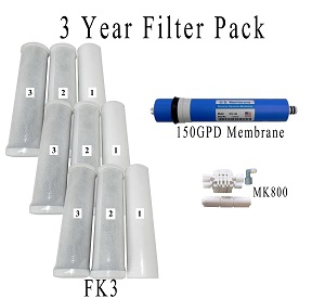 Value Pack- Entire 3 Years of Replacement Filters Bundle RO155