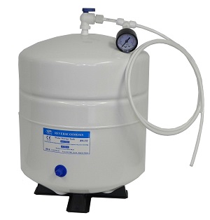 532wpg, PAE RO water pressure white tank bladder gauge valve 4G