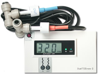 DM-2, Inline Dual TDS monitor (meter) for RO DI System DM2