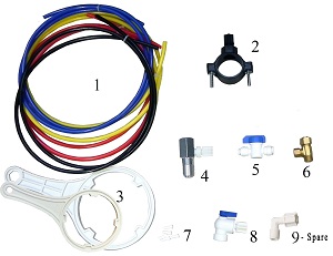 Parts, Ro Water System Installation Parts Bag 1/4"