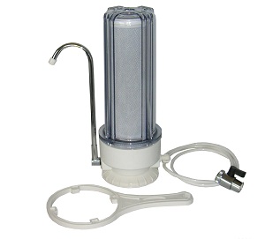 .SW-1C COUNTERTOP WATER FILTER SYSTEM (CLEAR HOUSING) .SW-1C COUNTERTOP WATER FILTER SYSTEM (CLEAR HOUSING)